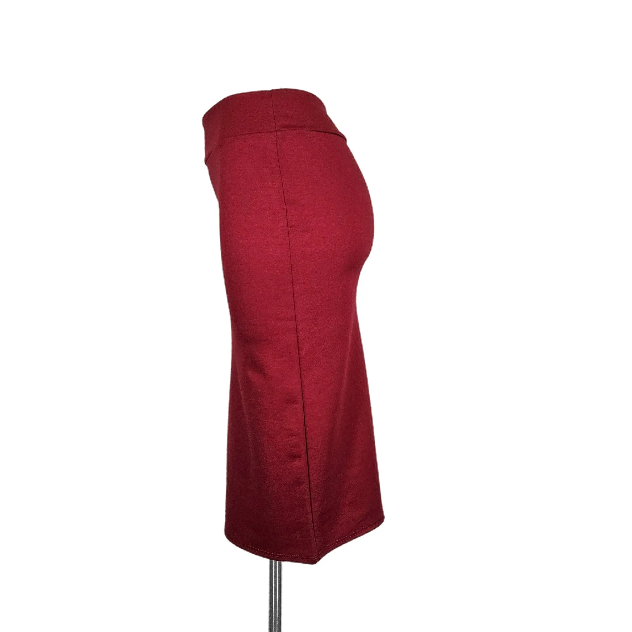 Women's High-Rise Midi Pencil Skirt in Assorted Colors