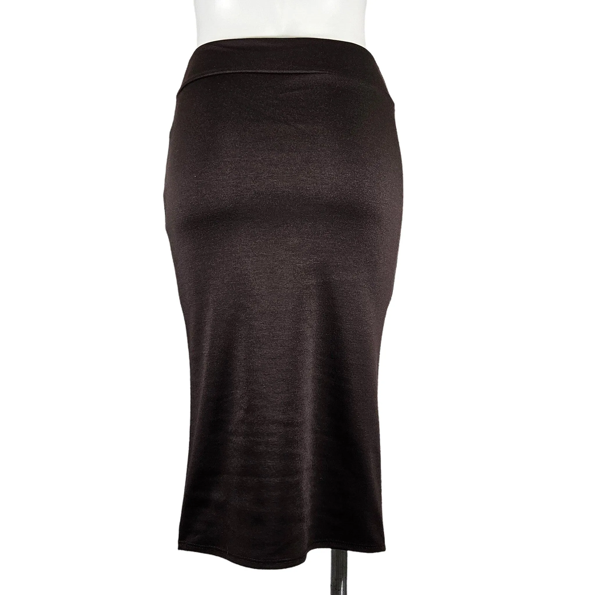 Women's High-Rise Midi Pencil Skirt in Assorted Colors