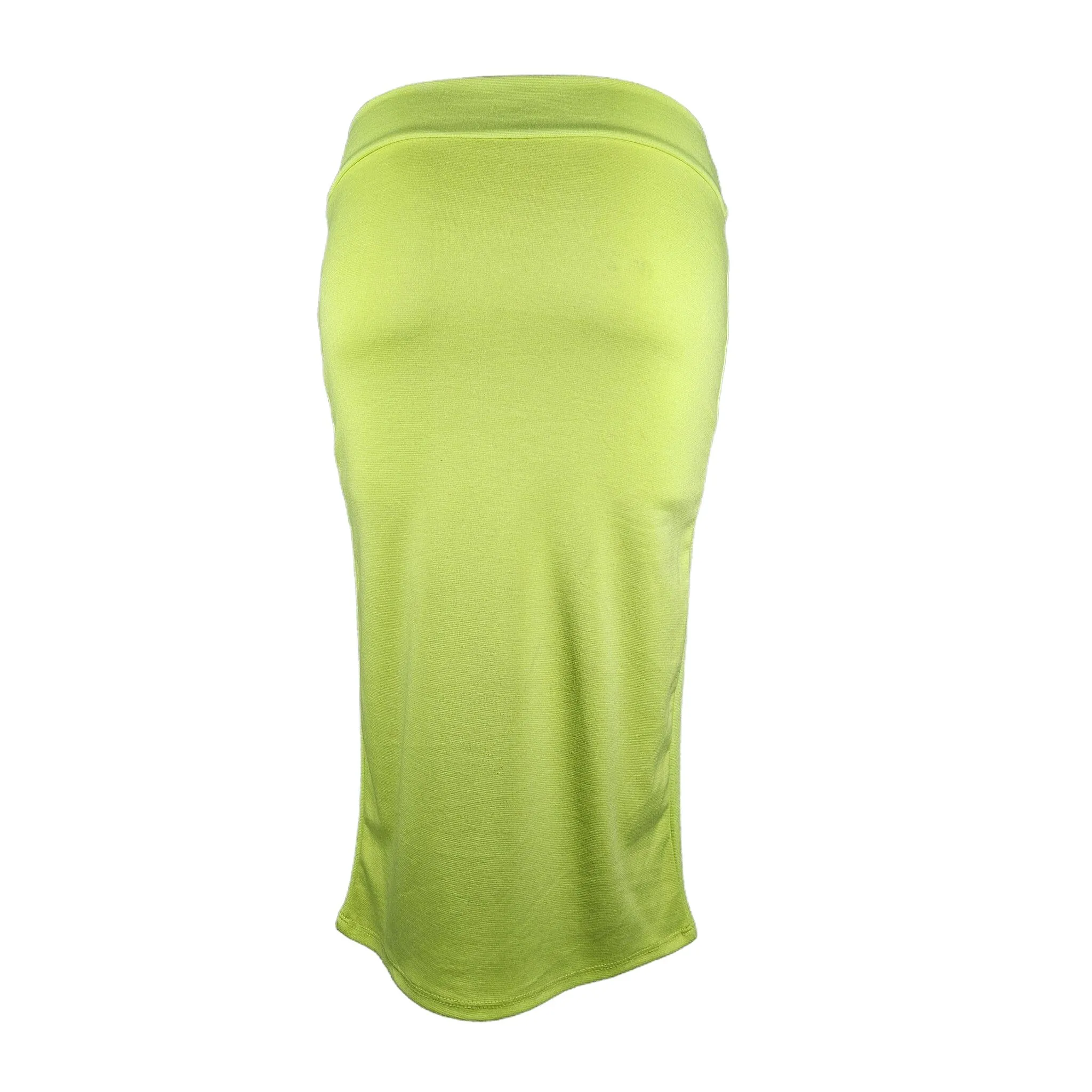 Women's High-Rise Midi Pencil Skirt in Assorted Colors