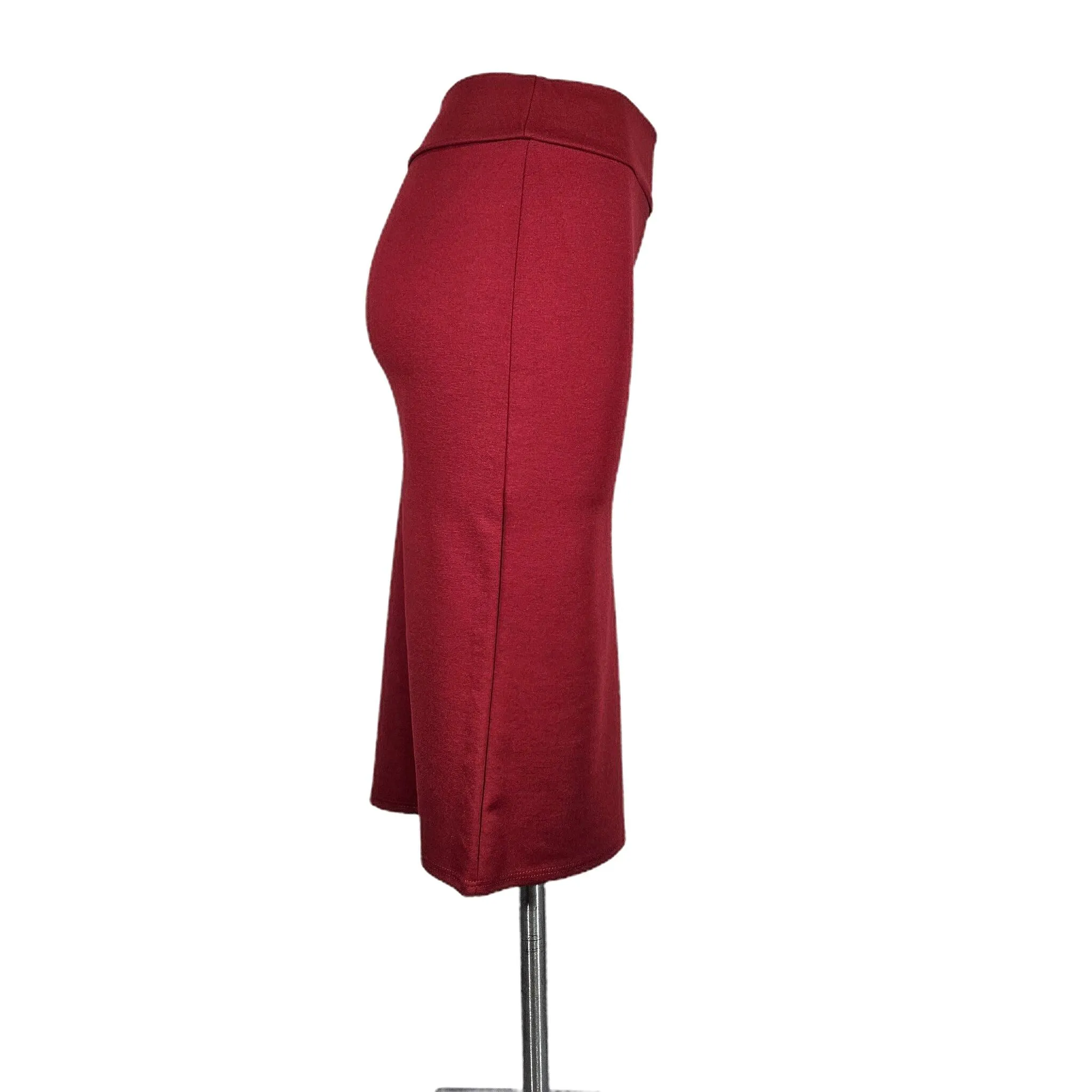 Women's High-Rise Midi Pencil Skirt in Assorted Colors