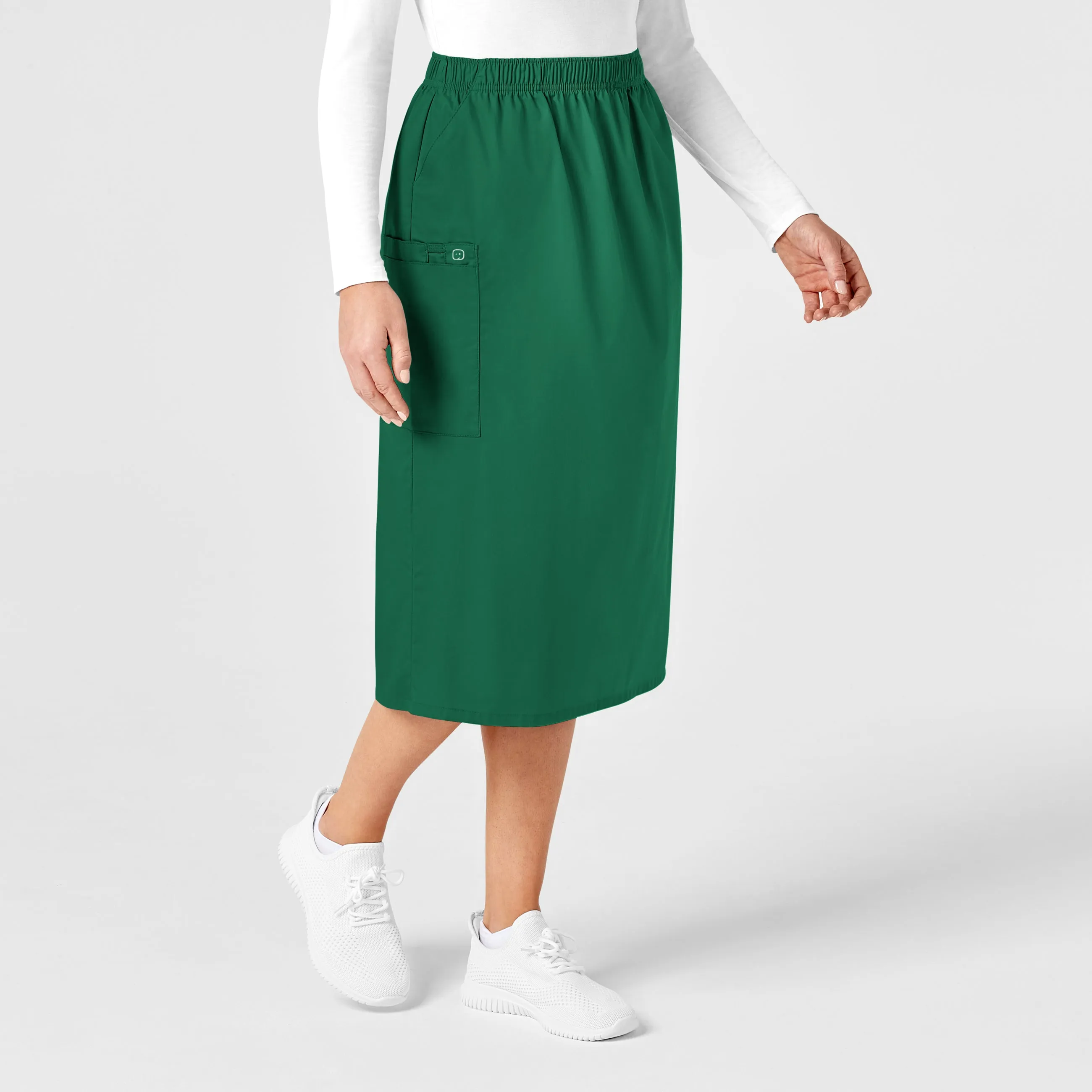 WonderWORK 701 Pull On Cargo Skirt Hunter