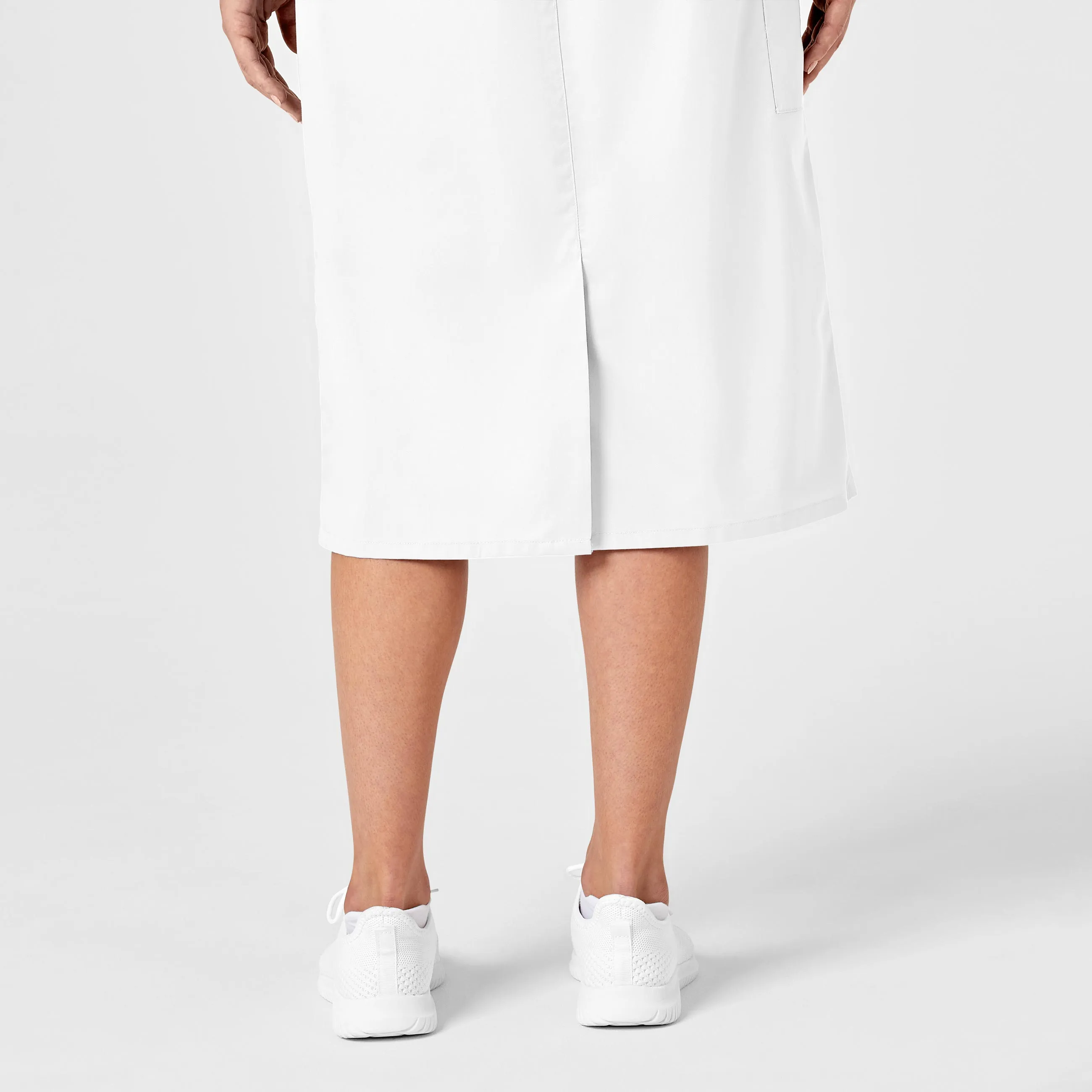 WonderWORK 701 Pull On Cargo Skirt White