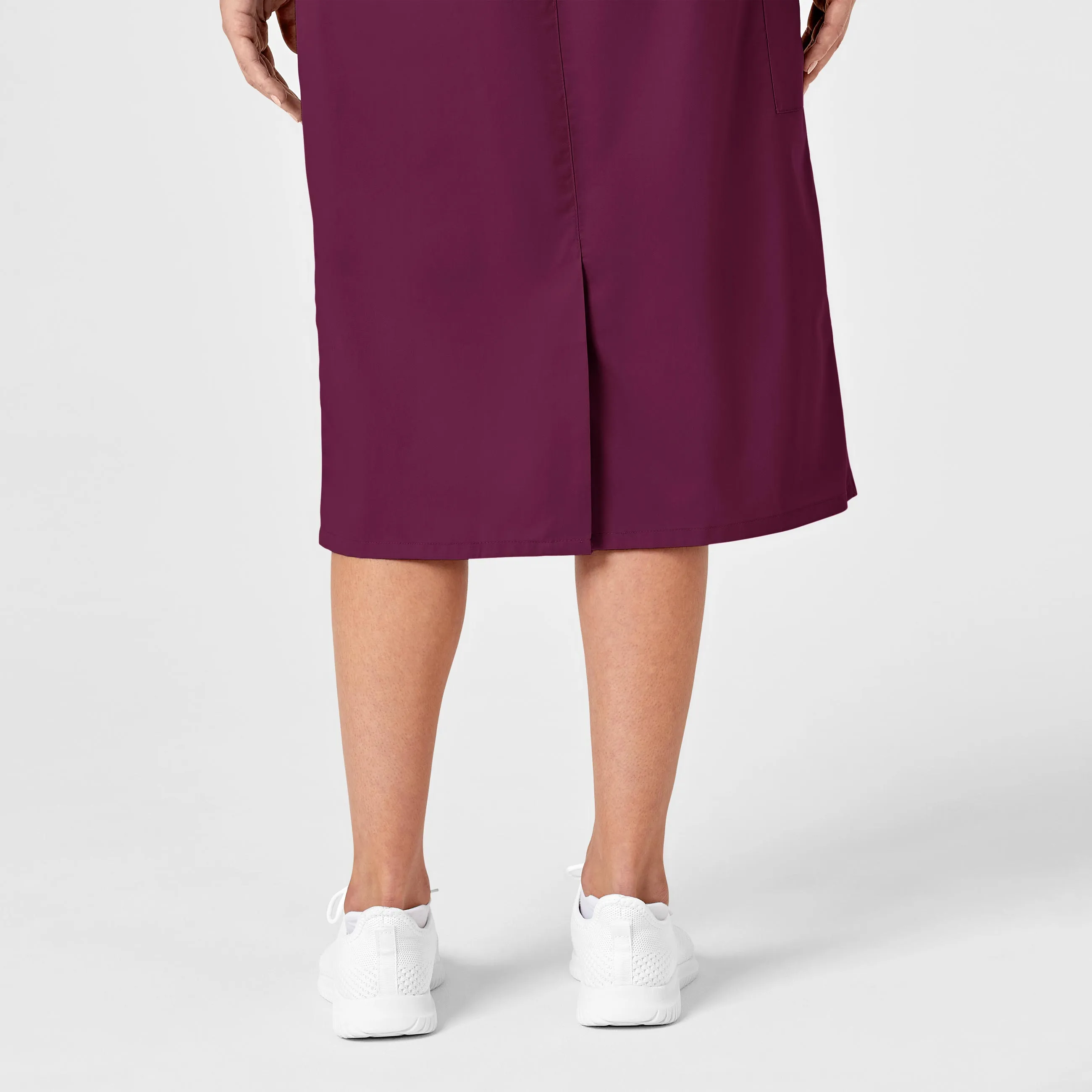 WonderWORK 701 Pull On Cargo Skirt Wine