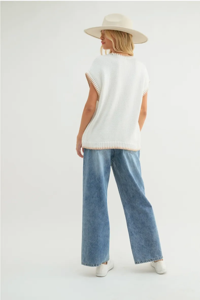 Yee Haw Short Sleeve Sweater