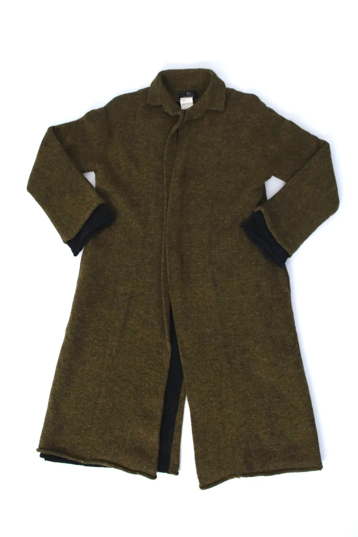Y's Yohji Yamamoto Wool Double Knit Coat*