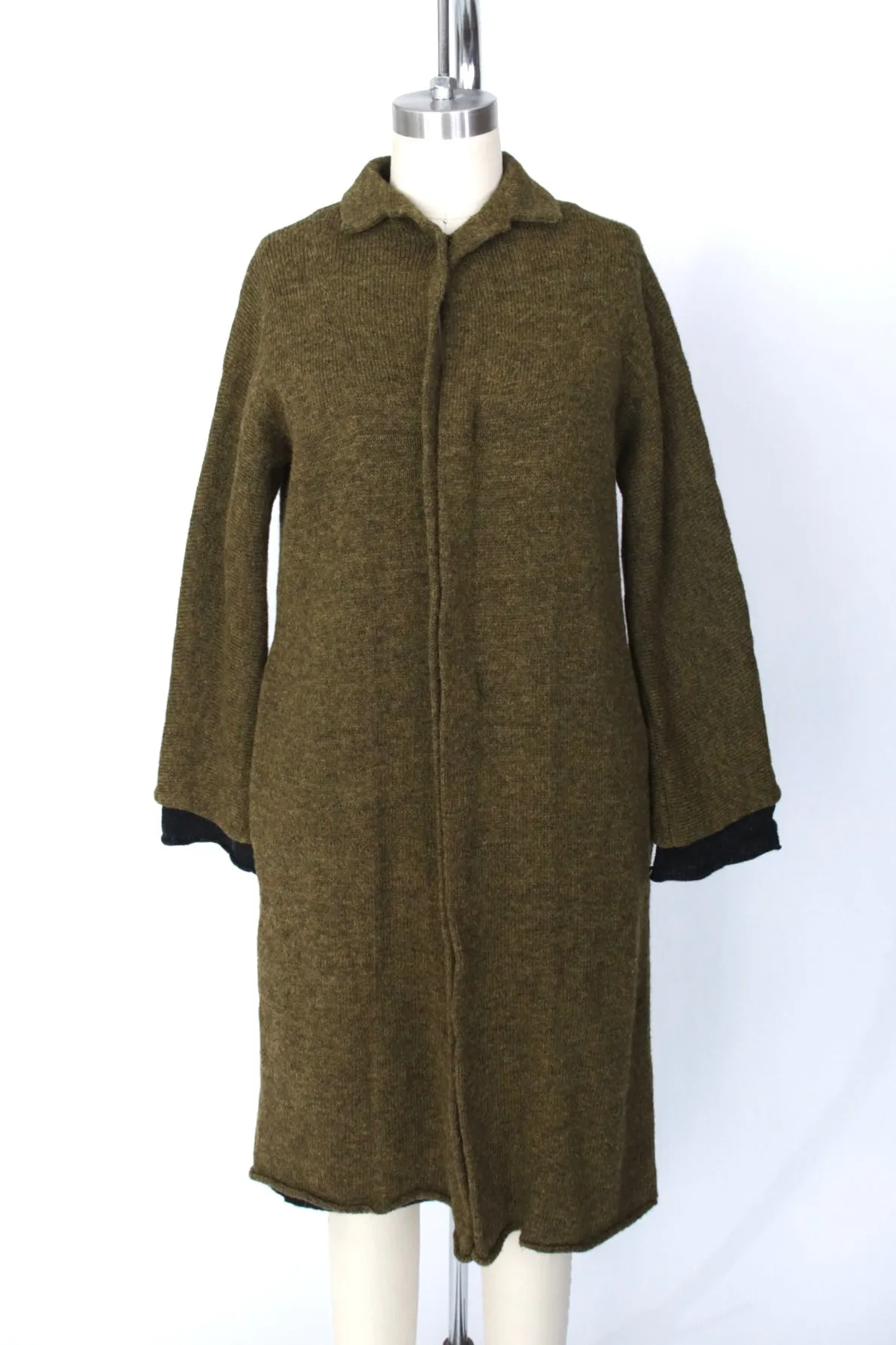 Y's Yohji Yamamoto Wool Double Knit Coat*