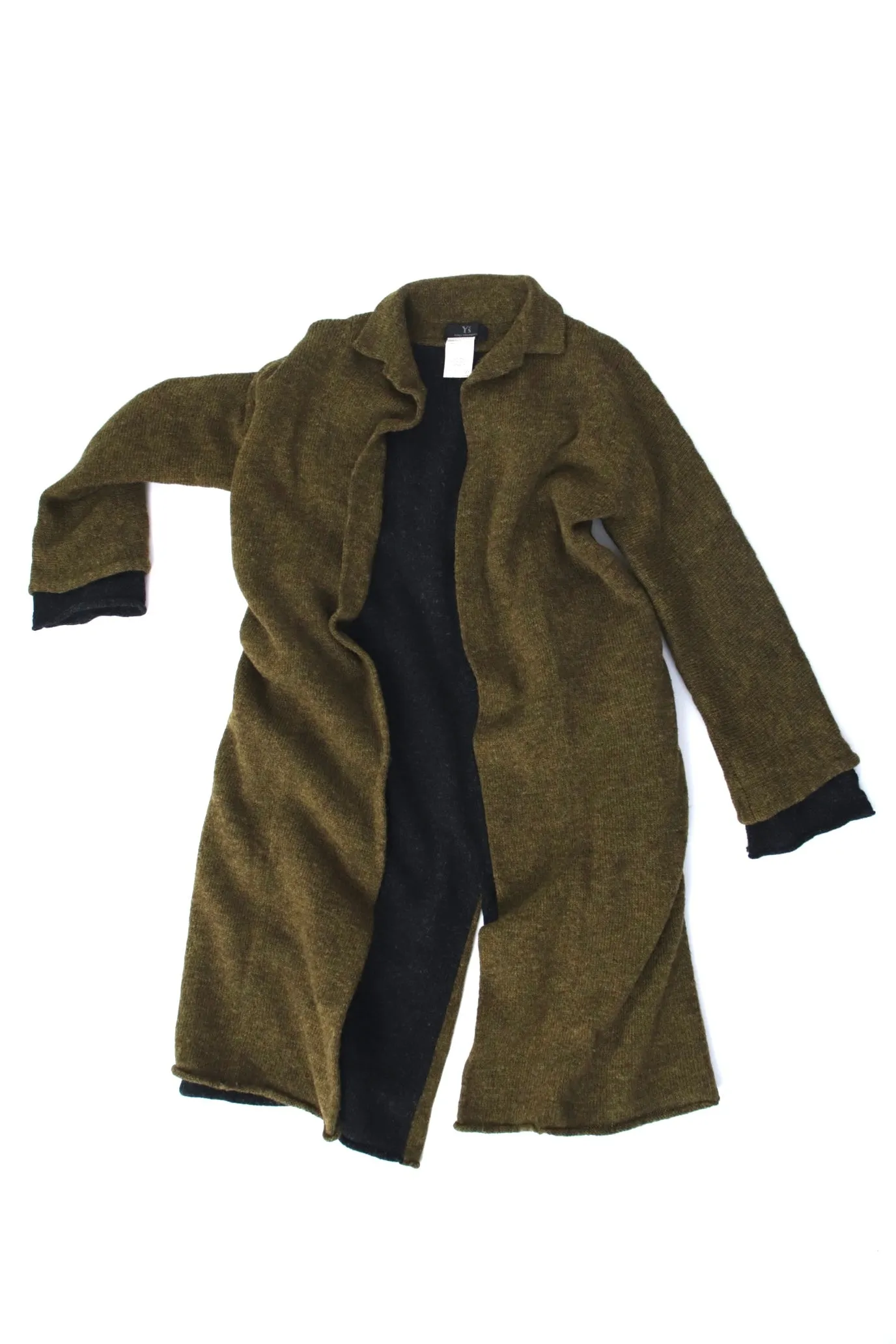 Y's Yohji Yamamoto Wool Double Knit Coat*