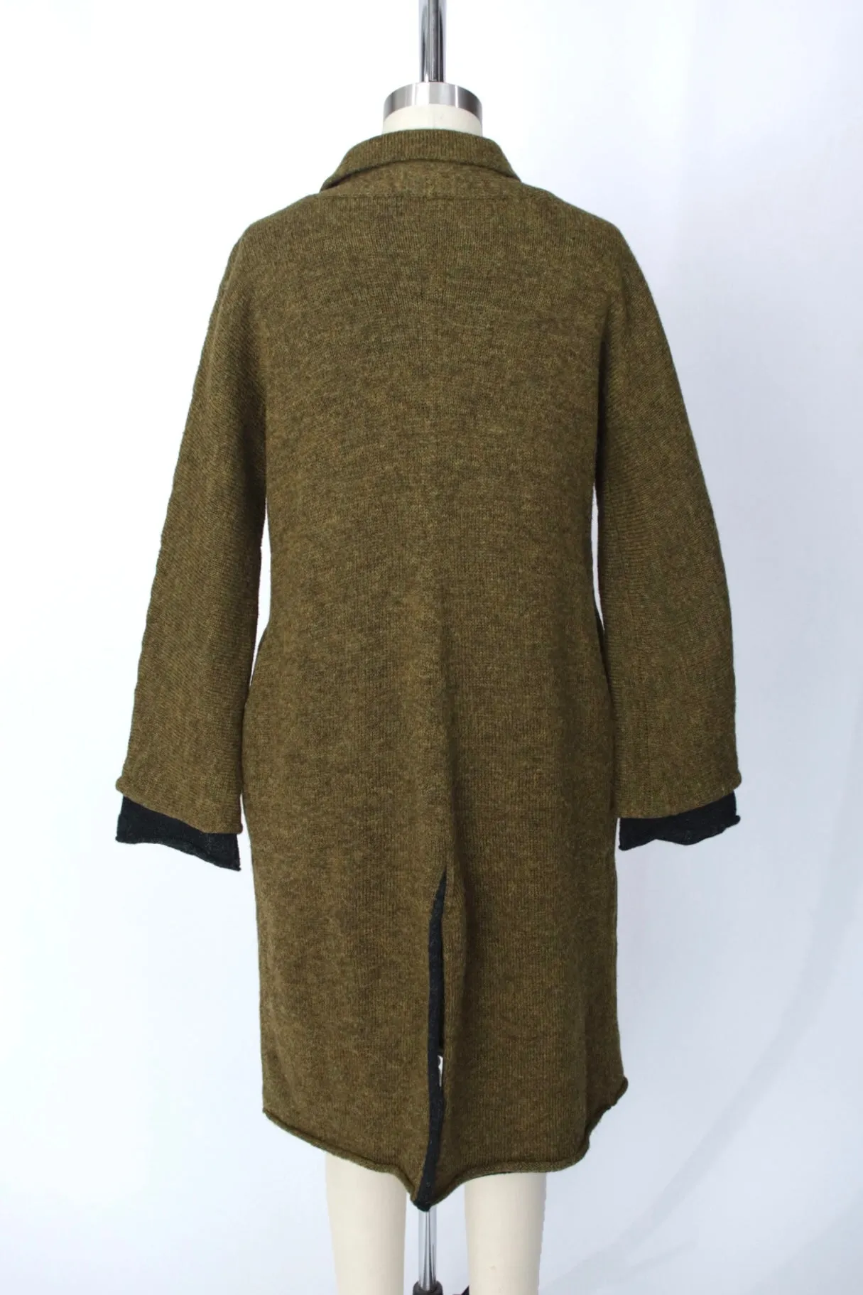 Y's Yohji Yamamoto Wool Double Knit Coat*