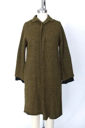 Y's Yohji Yamamoto Wool Double Knit Coat*