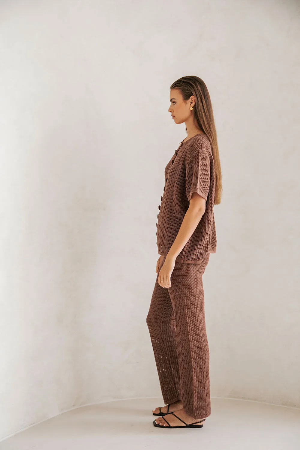 Zayna Pants - Chocolate
